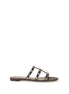 Valentino Garavani Brown Calf Leather Bos Taurus Sandals Valentino Garavani