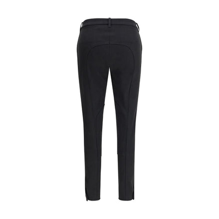 Burberry Black Cotton Casual Pants Burberry