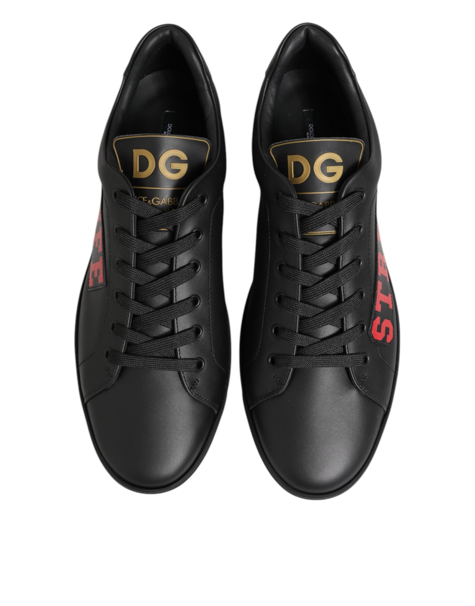 Dolce & Gabbana Black Street Life Low Top Men Sneakers Shoes Dolce & Gabbana
