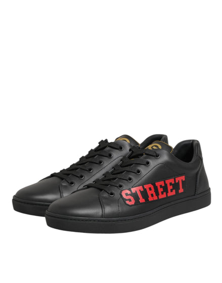 Dolce & Gabbana Black Street Life Low Top Men Sneakers Shoes Dolce & Gabbana