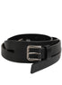 Dolce & Gabbana Black Double Strap Leather Gold Buckle Belt Dolce & Gabbana