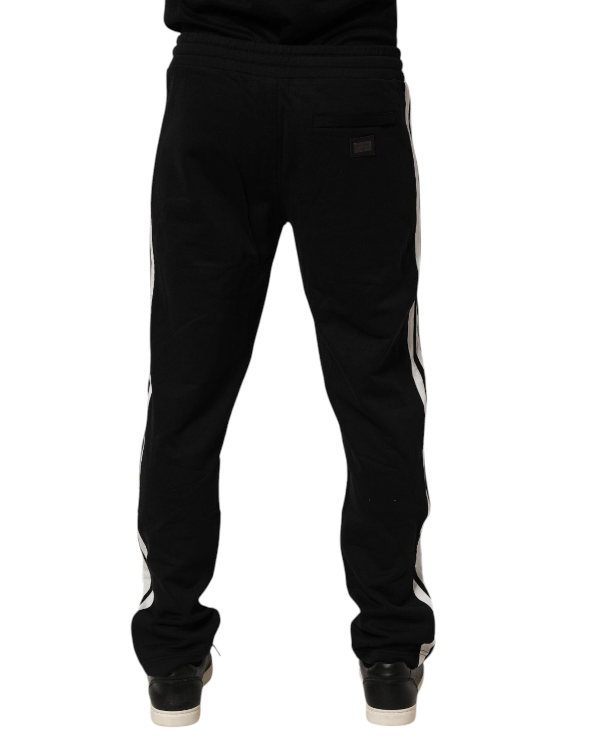 Dolce & Gabbana Black Cotton Jogger Sweatpants Trouser Pants Dolce & Gabbana