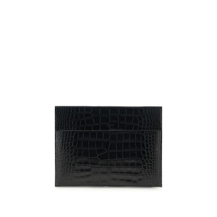 Tom Ford Black Leather Clutch Bag Tom Ford