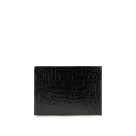 Tom Ford Black Leather Clutch Bag Tom Ford