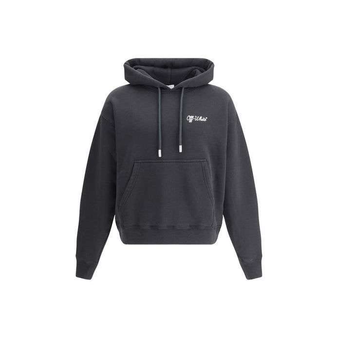 Off-White Black Cotton Sweatshirt Off-White