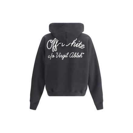 Off-White Black Cotton Sweatshirt Off-White