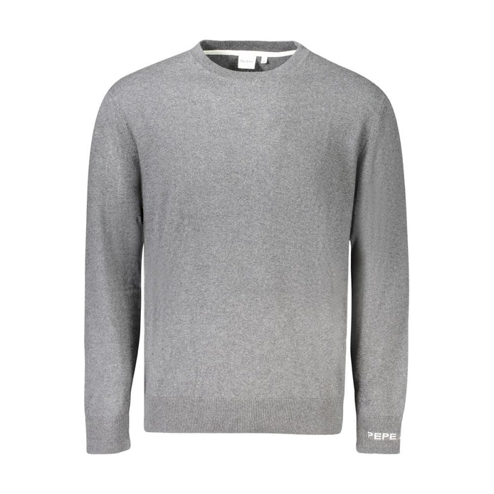 Pepe Jeans Grigio Cotton Men Sweater Pepe Jeans