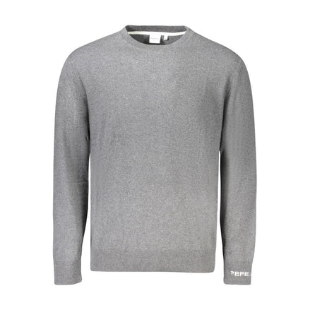 Pepe Jeans Grigio Cotton Men Sweater Pepe Jeans