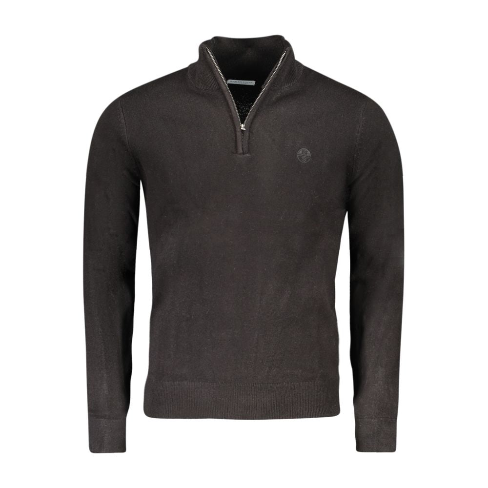 North Sails Black Acrylic Men Sweater North Sails