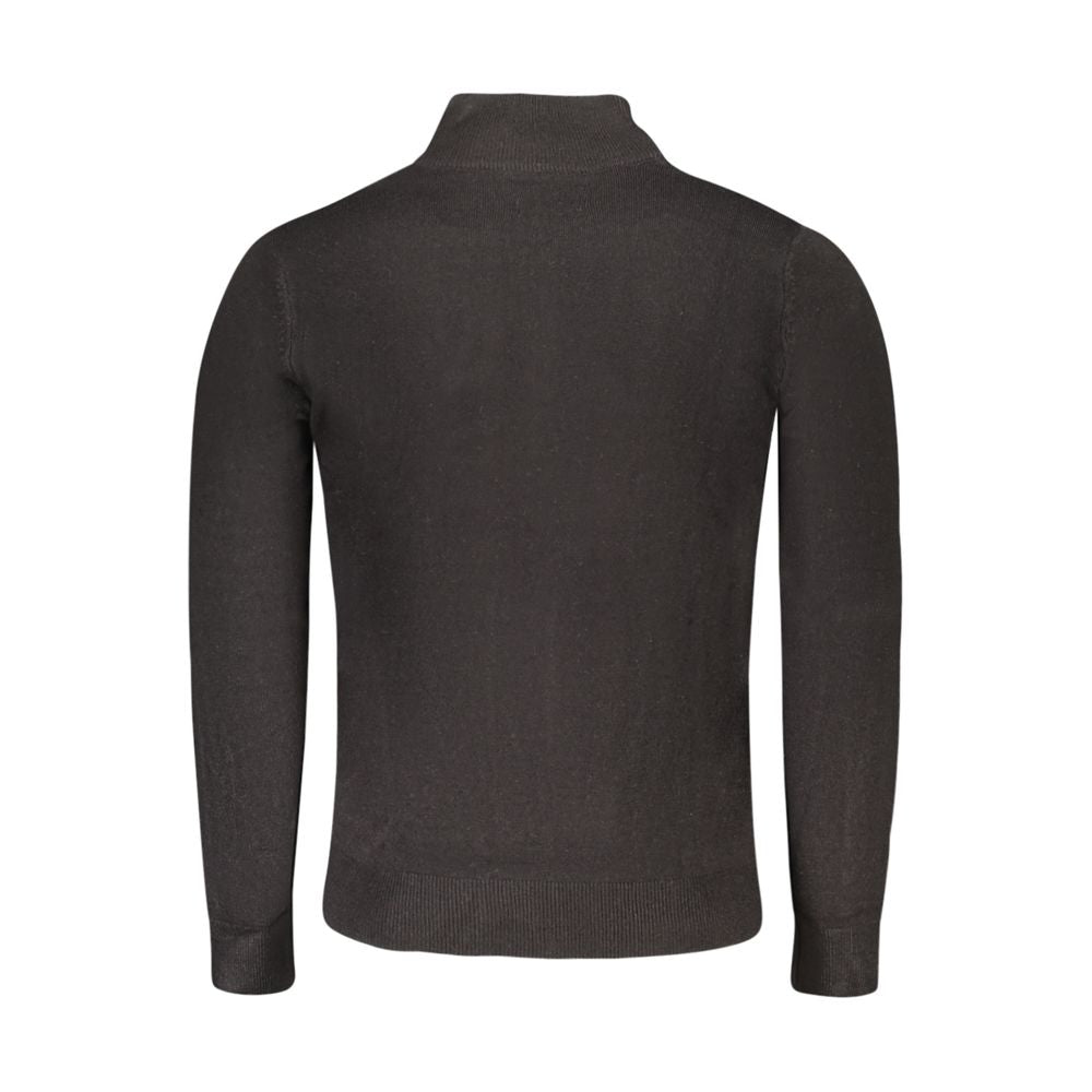 North Sails Black Acrylic Men Sweater North Sails