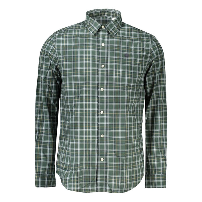 Timberland Verde Cotton Men Shirt Timberland