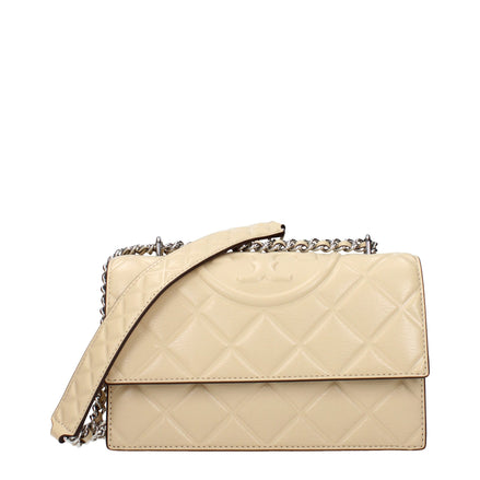 Tory Burch Beige Leather Crossbody Bag Tory Burch