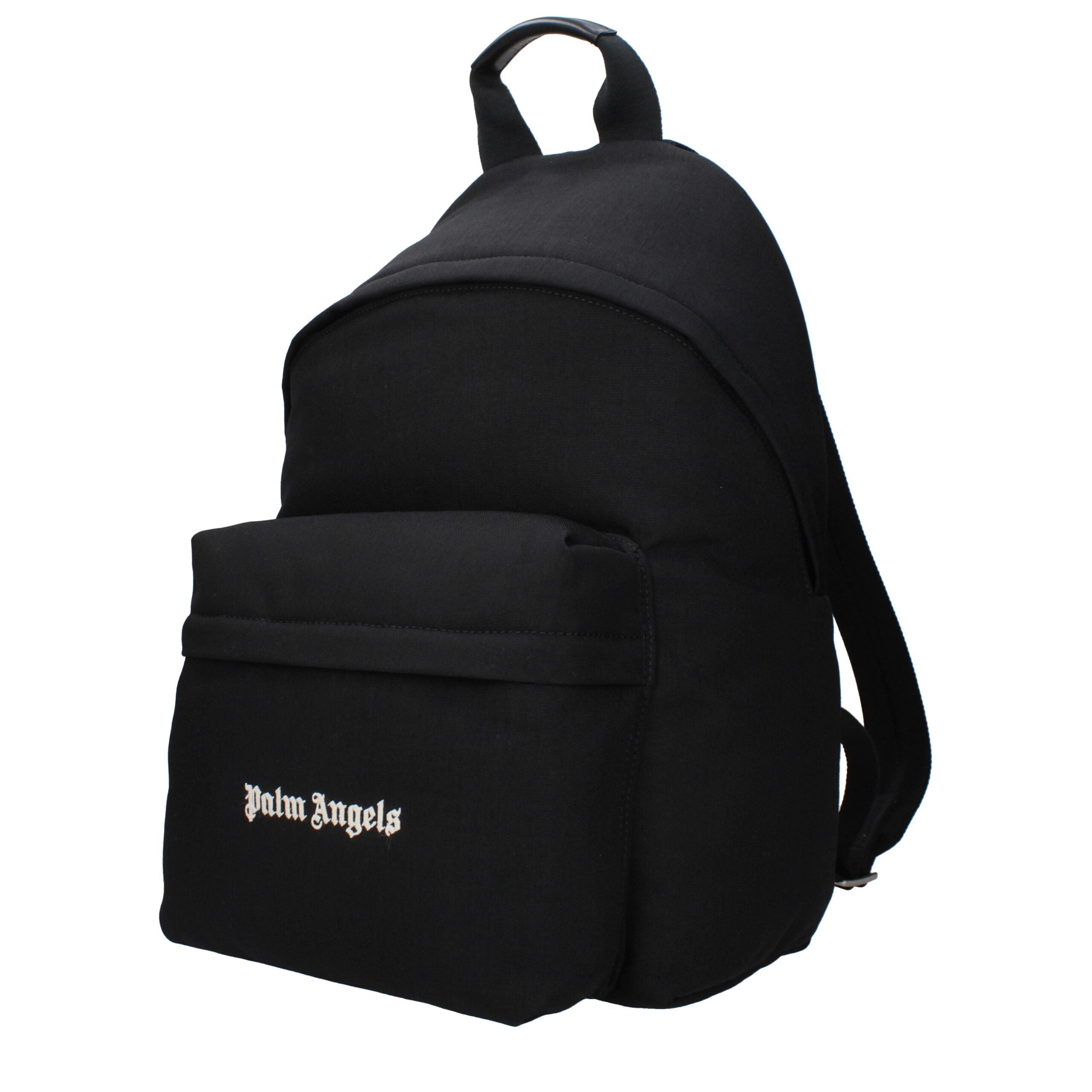 Palm Angels Black Fabric Backpack Palm Angels