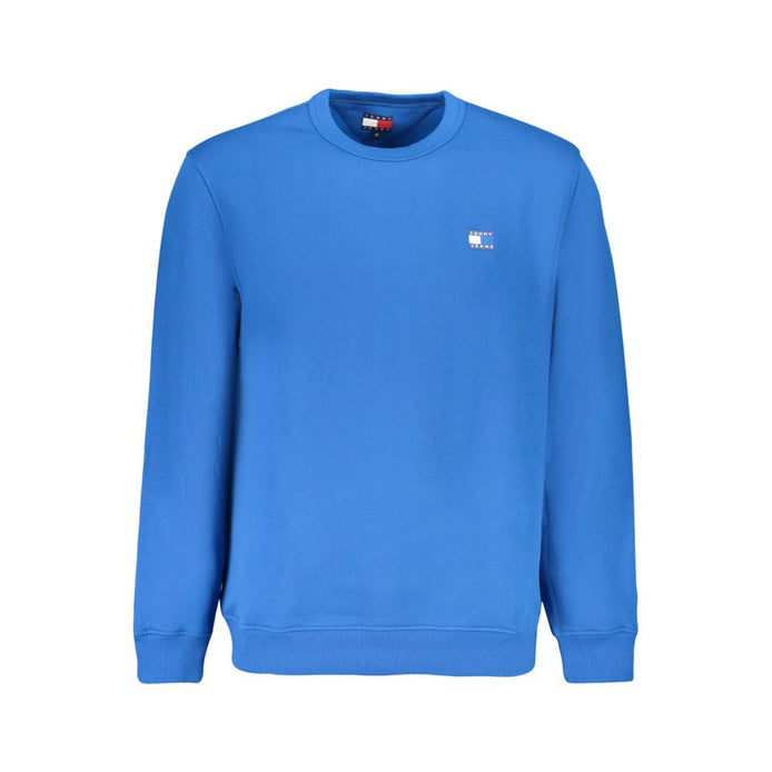 Tommy Hilfiger Blue Cotton Men Sweater Tommy Hilfiger