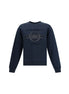 Dolce & Gabbana Blue Cotton Sweatshirt Dolce & Gabbana