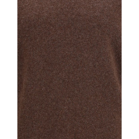 Dolce & Gabbana Brown Fleece Wool Sweatshirt Dolce & Gabbana