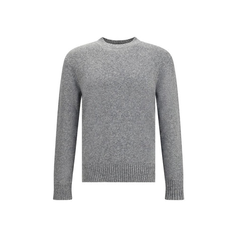 Dolce & Gabbana Gray Fleece Wool Sweatshirt Dolce & Gabbana