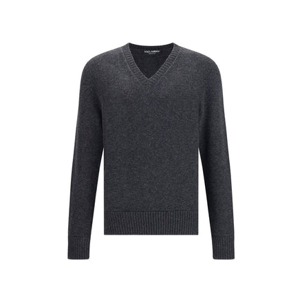 Dolce & Gabbana Gray Fleece Wool Sweatshirt Dolce & Gabbana