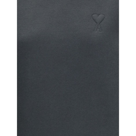 Ami Paris Gray Cotton Sweatshirt Ami Paris