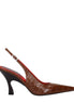 Stella McCartney Brown Leather High Heel Pumps Stella McCartney