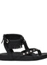 Isabel Marant Black Leather Flat Sandals Isabel Marant