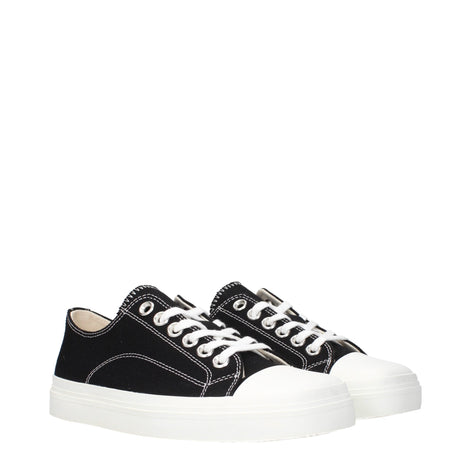 Moschino Black Fabric Low Top Sneakers Moschino