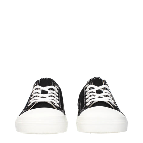 Moschino Black Fabric Low Top Sneakers Moschino