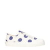 Moschino White Fabric Low Top Sneakers