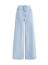 Max Mara Light Blue Cotton Jeans Denim Max Mara