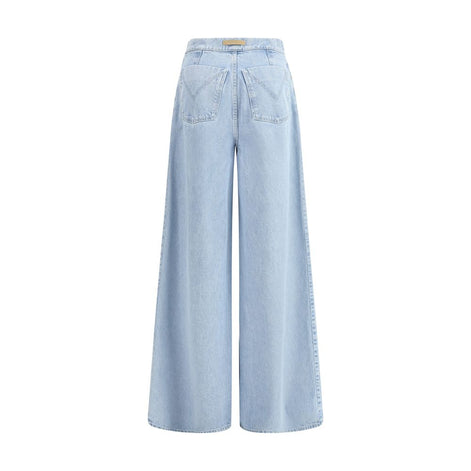 Max Mara Light Blue Cotton Jeans Denim Max Mara