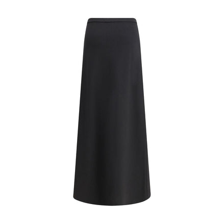 Max Mara Black Viscose Long Skirt Max Mara