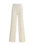 Max Mara Cream Viscose Casual Pants Max Mara