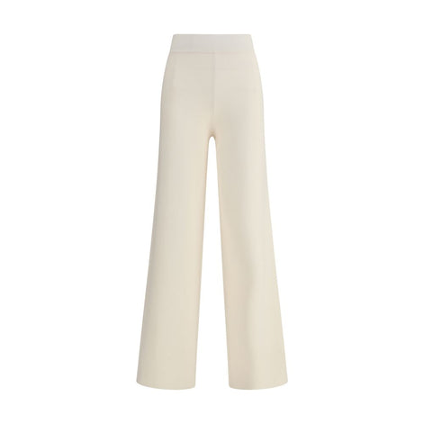 Max Mara Cream Viscose Casual Pants Max Mara