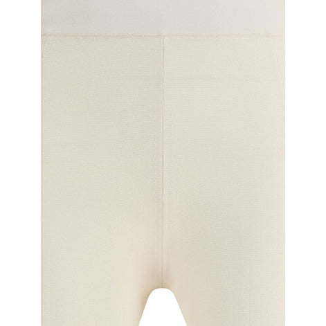 Max Mara Cream Viscose Casual Pants Max Mara