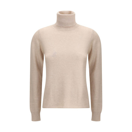 Max Mara Beige Wool Turtleneck Max Mara