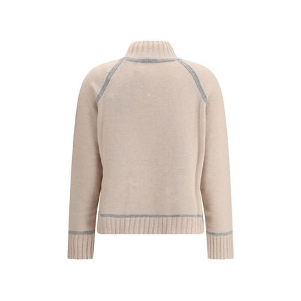Max Mara Beige Wool Turtleneck Max Mara