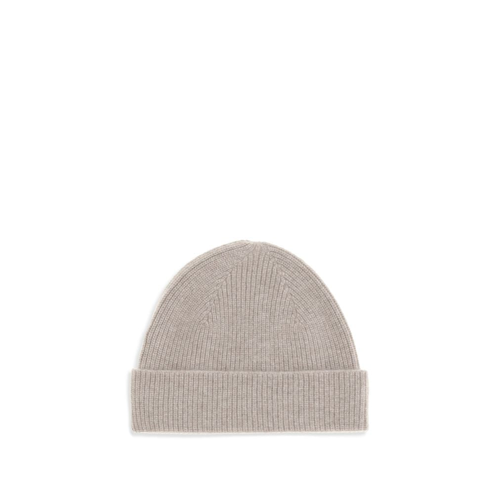 ZEGNA Beige Cashmere Beanie ZEGNA
