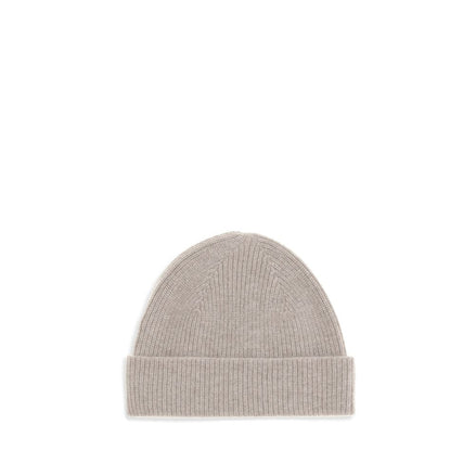 ZEGNA Beige Cashmere Beanie ZEGNA