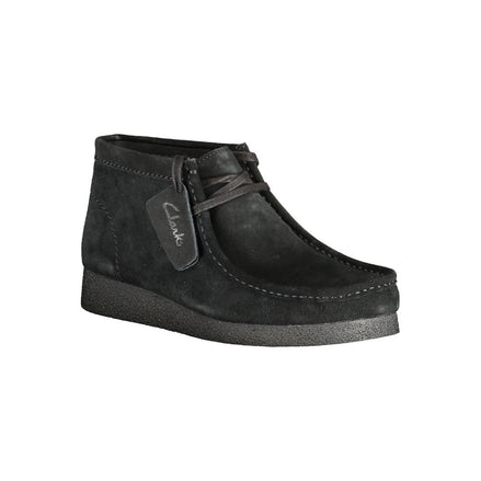 Clarks Black Leather Men Sneaker Clarks