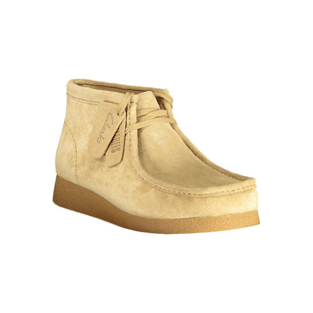 Clarks Beige Suede Men Sneaker Clarks