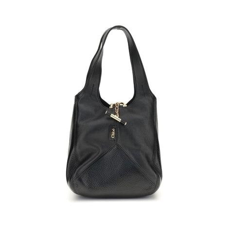 Sac bandoulière Chloé en cuir de buffle noir