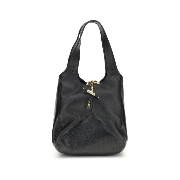 Sac bandoulière Chloé en cuir de buffle noir