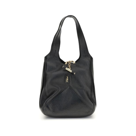 Sac bandoulière Chloé en cuir de buffle noir