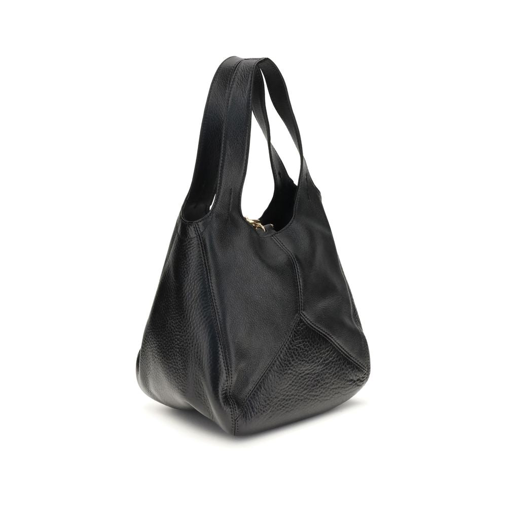 Sac bandoulière Chloé en cuir de buffle noir