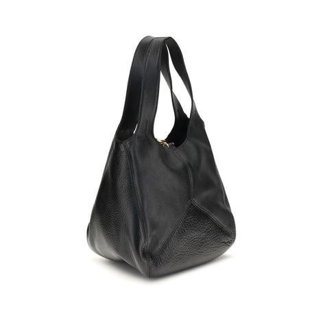 Sac bandoulière Chloé en cuir de buffle noir