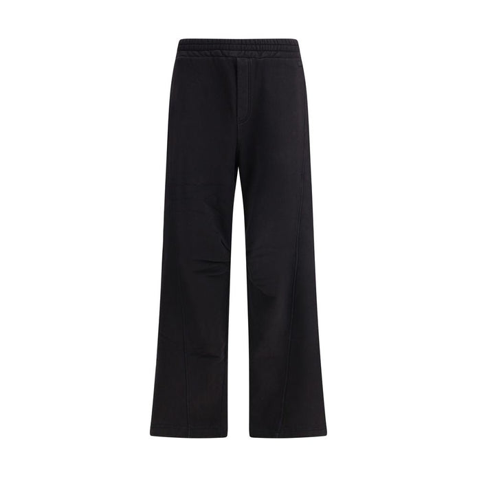 Dolce & Gabbana Black Cotton Casual Pants Dolce & Gabbana