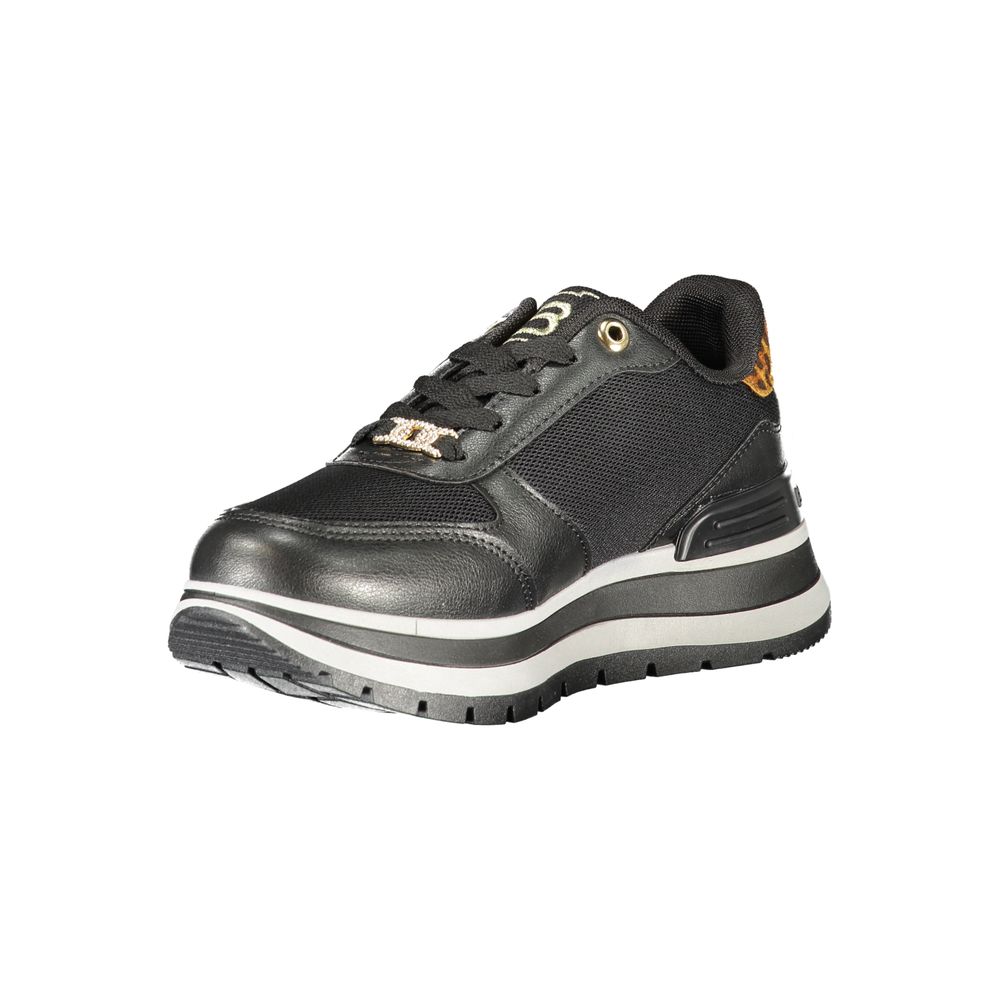 Laura Biagiotti Black Polyester Women Sneaker Laura Biagiotti