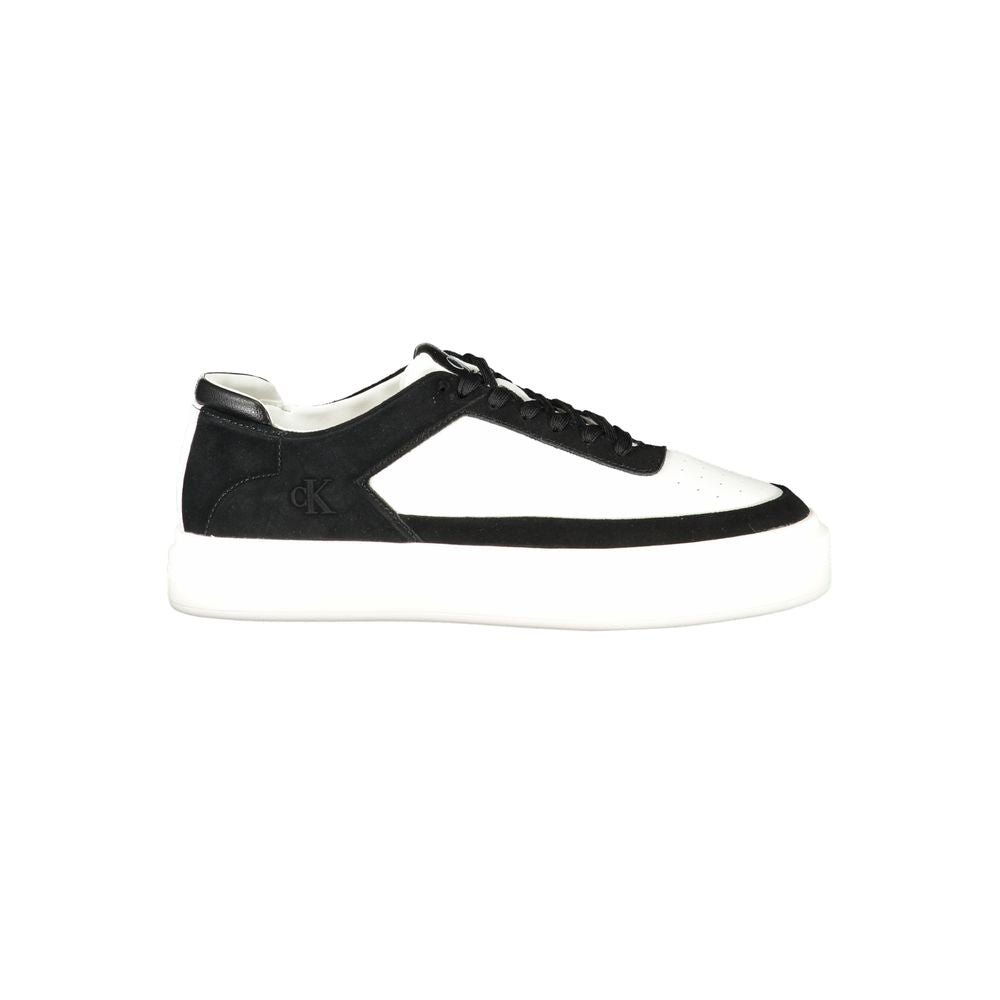 Calvin Klein White Leather Men Sneaker Calvin Klein