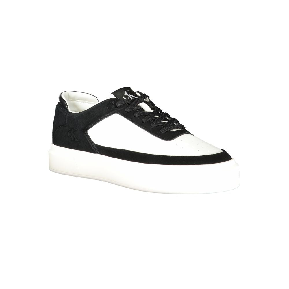 Calvin Klein White Leather Men Sneaker Calvin Klein