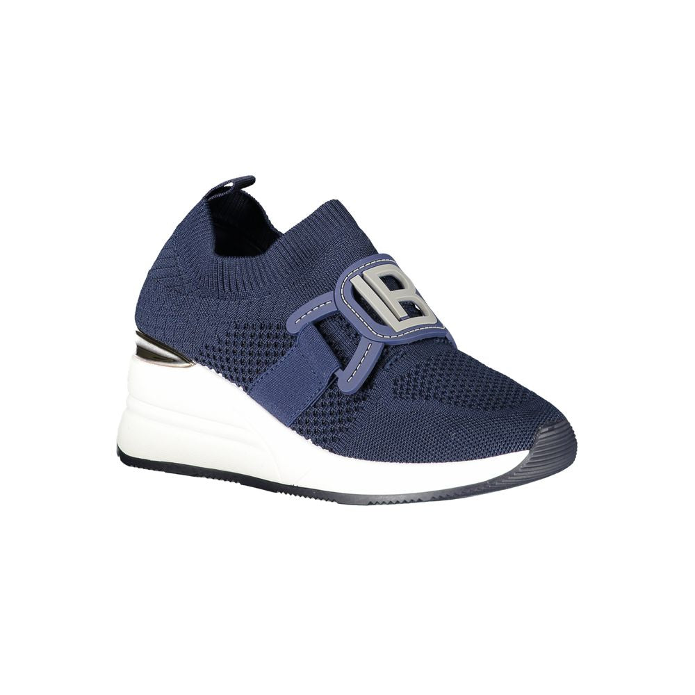 Laura Biagiotti Blue Polyester Women Sneaker Laura Biagiotti